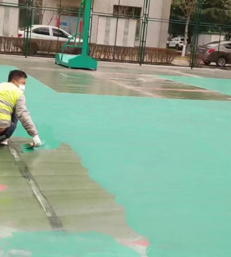 蚌埠球场地面翻新
